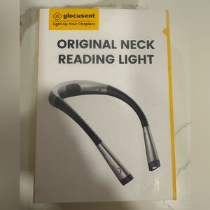 Silver and Black Neck Reading Light